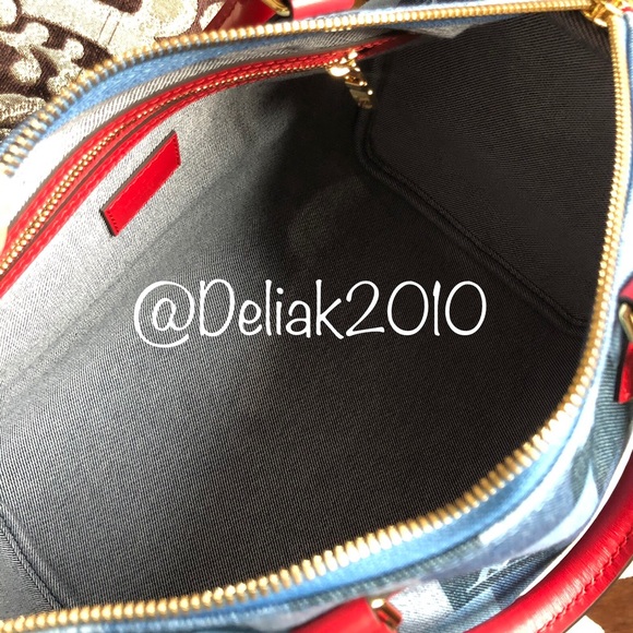 SOLD! Louis Vuitton Denim Speedy Bandouliere 30 - Picture 6 of 8